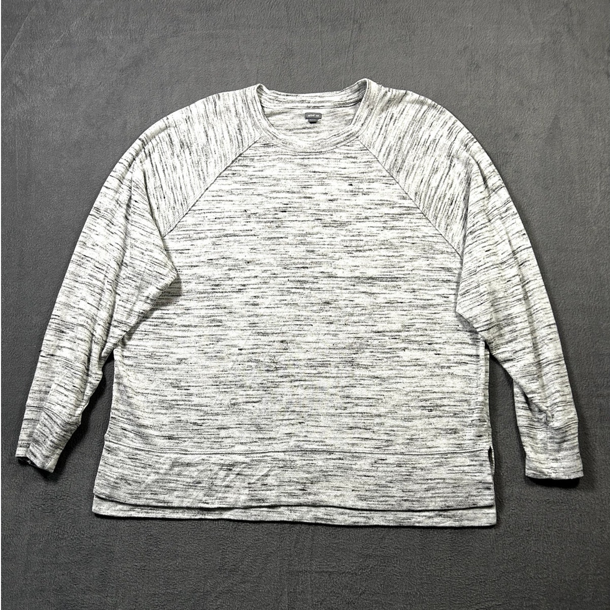 Aerie Sweatshirt Women's Gray Marled Crewneck Pullover Casual Size M